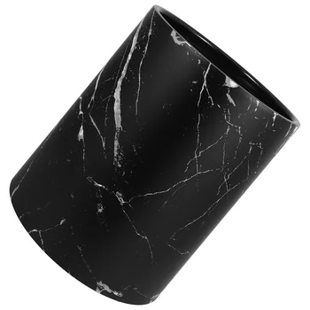 Bidone dei rifiuti in marmo Bidone della spazzatura a doppio strato Contenitore della spazzatura in plastica Cestino della carta dei rifiuti Bidone della spazzatura del bagno Articoli per la casa 1