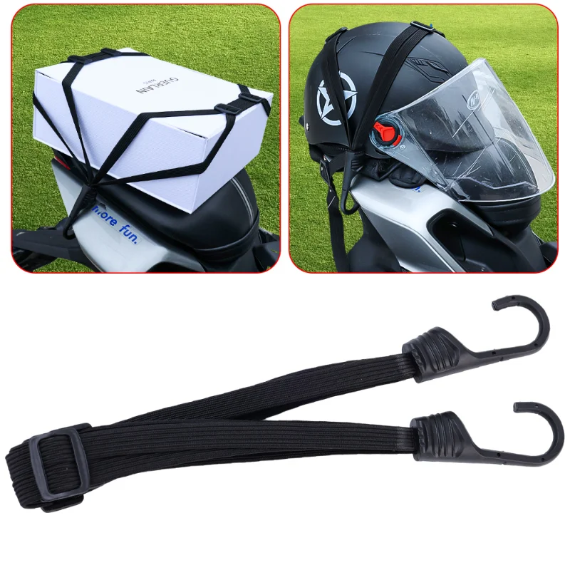 

Motorcycle Luggage Strap Helmet Gears Fixed Elastic Buckle Rope High-Strength Retractable Protective Universal Electric Vehicles