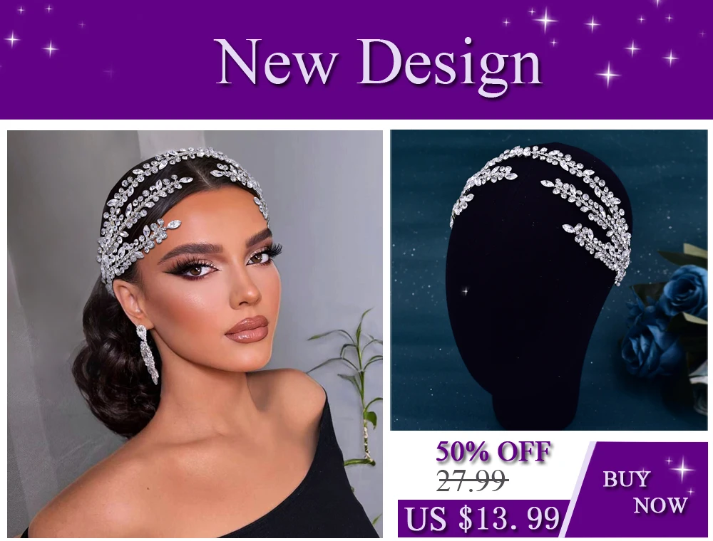 Rhinestone Wedding Hair Comb For Bride And Bridesmaid Hair Clips_voghion.com