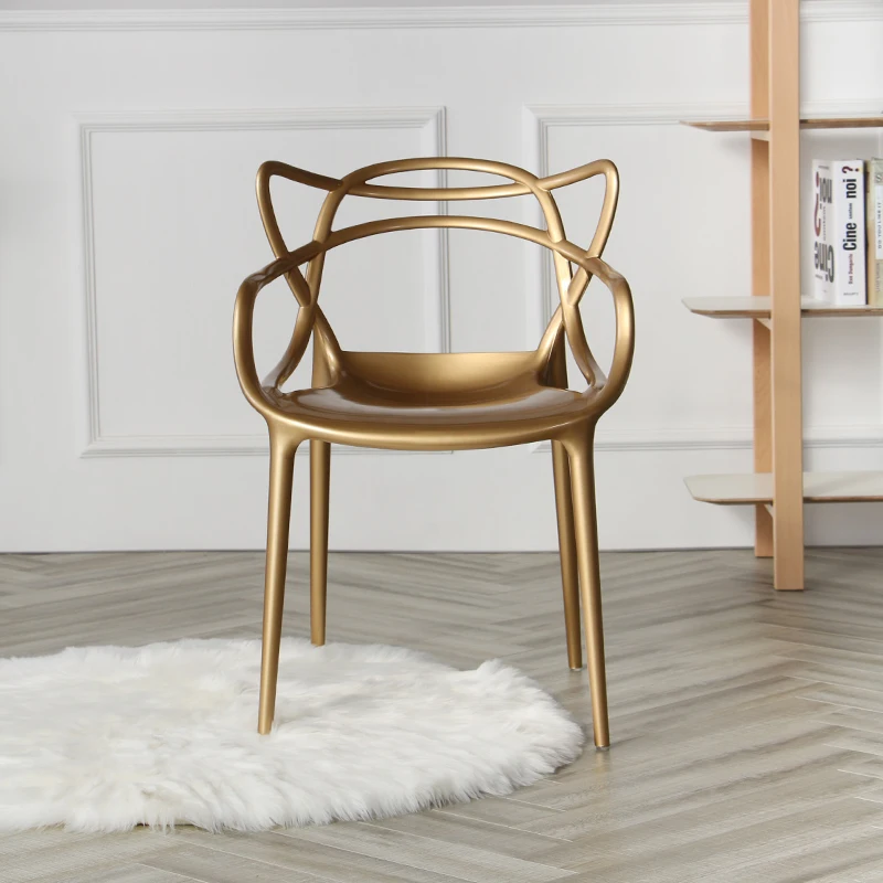 Description Picture 2 of itemNordic Kitchen Furniture Dining Chairs Living Room Furniture Acrylic Coffee Chair Transparent Chairs Bedroom Makeup Chairs