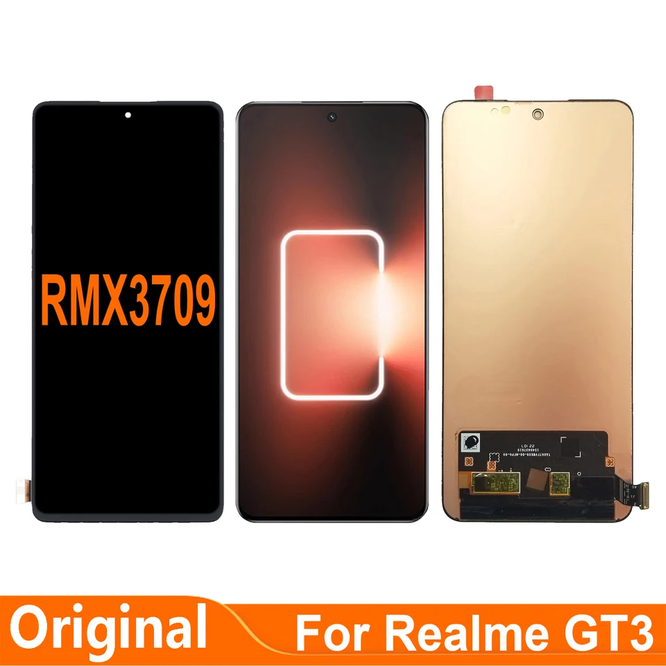 Ecran LCD Complet Noir Sans Châssis Pour Realme GT 2