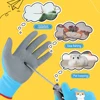 1 Pair Children Nitrile Cartoon Protective Gloves Camping Gardening Picking Beach Comb Thicken Wear-Resistant Latex Gloves 5