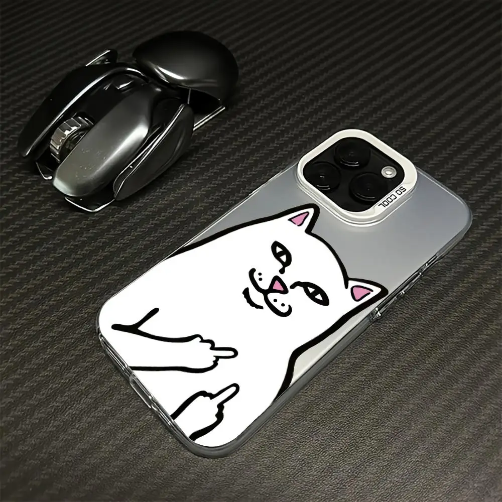 Personalisierte Handyhülle mit Katzenmuster, geeignet für iPhone 17 16 15 14 13 12 11 Pro/Max/Plus, stoßfest und sturzsicher. – Detail 3