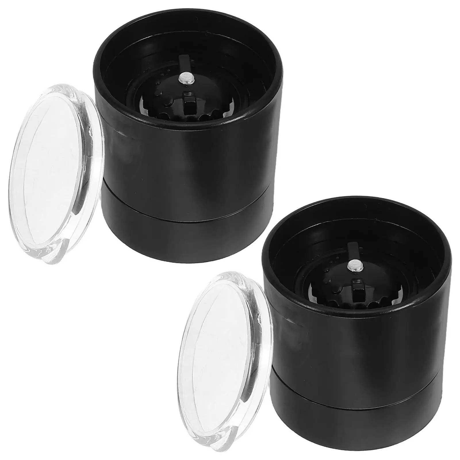 Grinder Kitchen Top Covers Cap Stainless Steel Mill Caps Pepper Salt Grinders Lid Manual Grinder Pepper Shaker Sea Salt Shaker