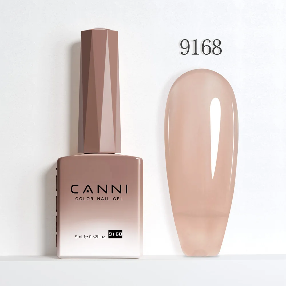 CANNI HEMA Free Black Glitter Diamond Sparkle Gel Polish - Long-Lasting Glossy Finish