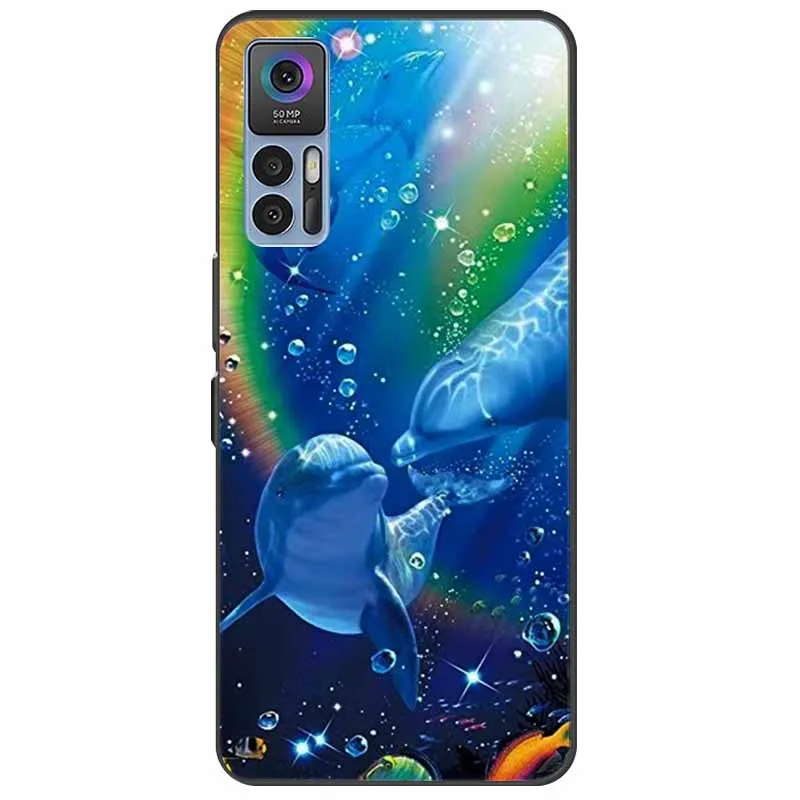 Shockproof Soft Silicone Cat TPU Back Cover