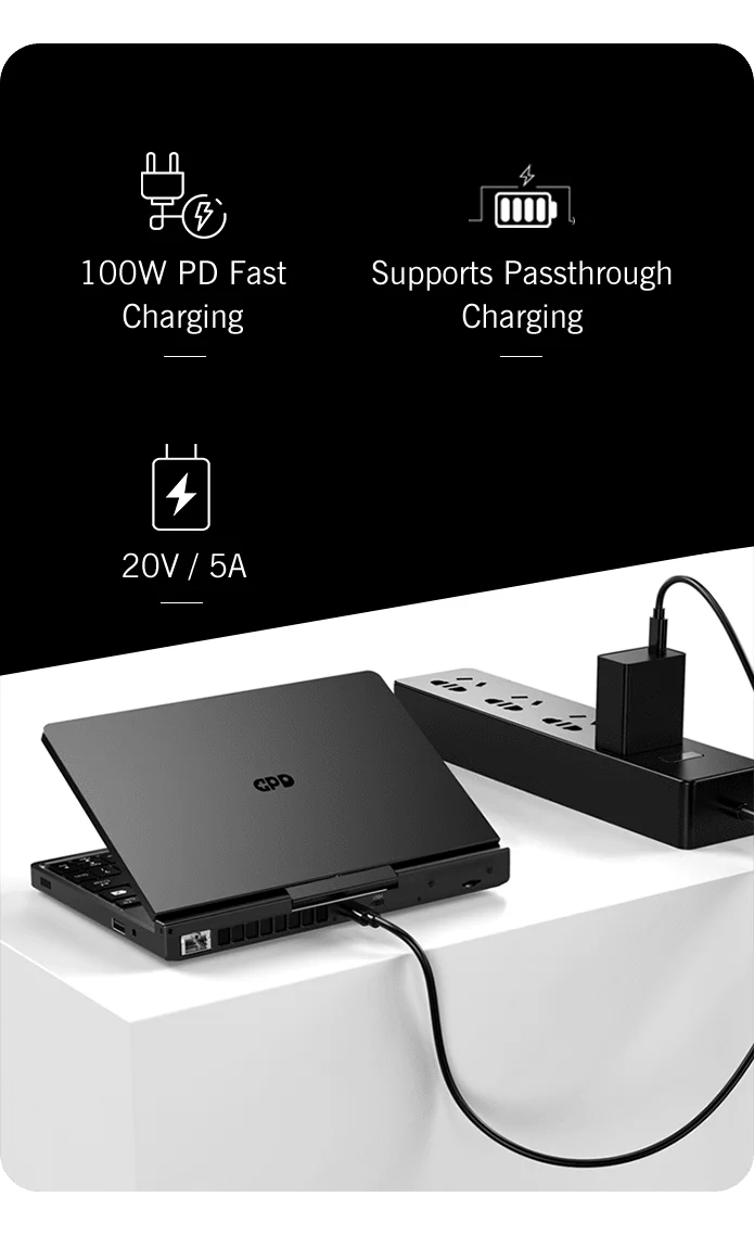 GPD pocket4 handheld mini laptop small portable operation and maintenance game office 8.8-inch touch screen