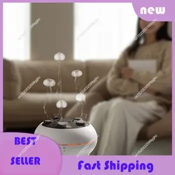 Necessary Smoke Ring Fragrance Machine Jellyfish Air Humidifier Colorful Flame Desktop Aroma Diffuser AU Plug 1