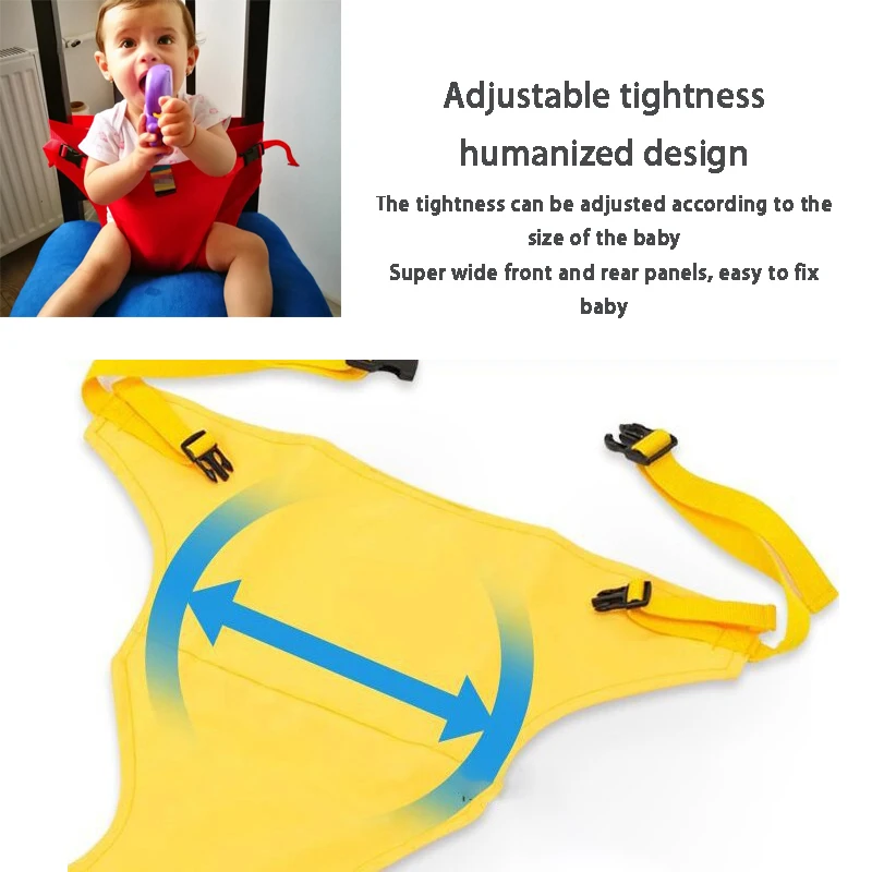Baby Dining Chair Safety Belt Portable Baby Feeding Chair Belt Travel Children Dining Harness Seatbelt Accessories