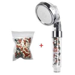 Ultra Global High Pressure SPA Shower Head with Water - Saving Handheld Rainfall and Anion Filter (Set 2)
