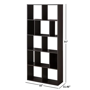 12-Cube Shelf Bookcase Stationery Organizer Free Shipping Desk Pencil Holder Storage Box Bookcase for Books Home Organization 6