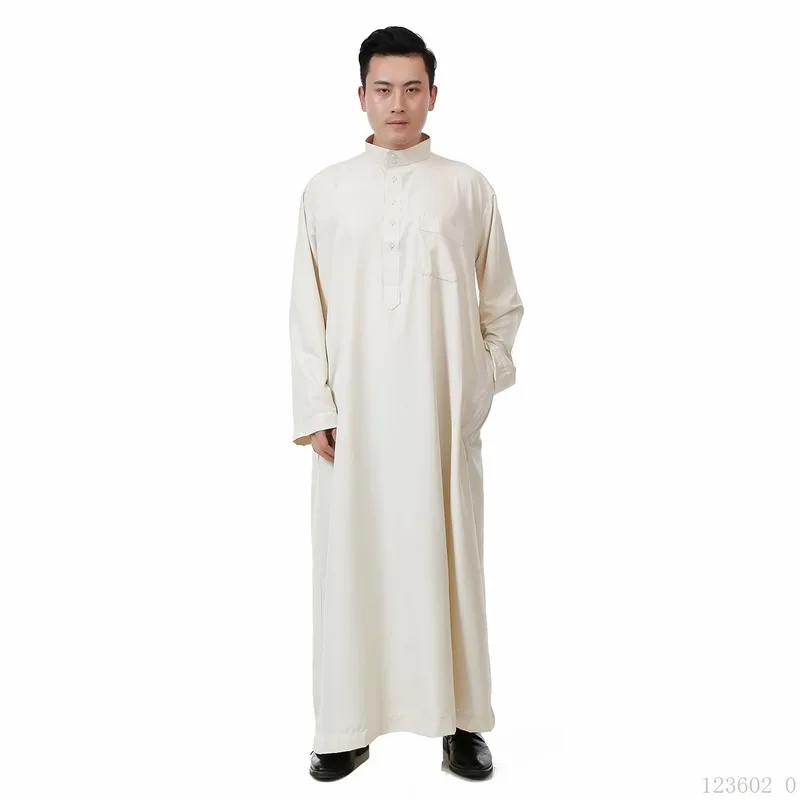 Arabic Abaya Islamic Clothing Men Jubba Thobe Robes Muslim Dress Saudi Arabia Galabia Ropa Hombre Qamis Homme Cosplay Costumes