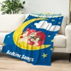 cute Skin friendly comfort lullabies warm soft plush spanish blanket suitable sofa Bedtime Tonie living Song room office bedroom 1