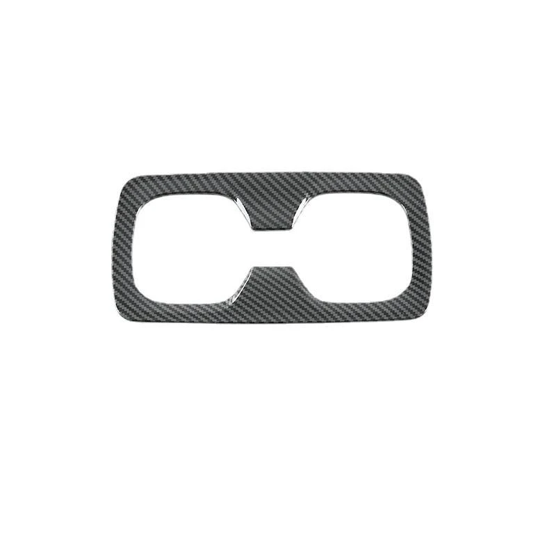 탄소 섬유 자동차 후면 물컵 거치대 커버 트림, 렉서스 NX250 350 2022-2023 용