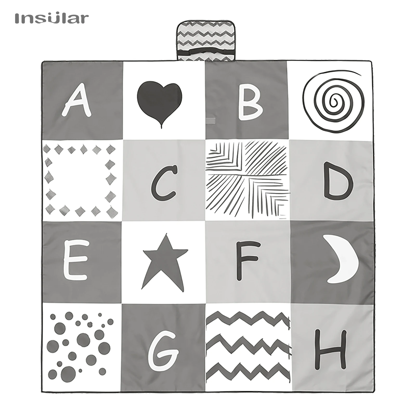 Foldable Baby Play Mat Non Slip Waterproof Durable Educational Children's Carpet in the Nursery Climbing Pad Kid Activitys Games 6