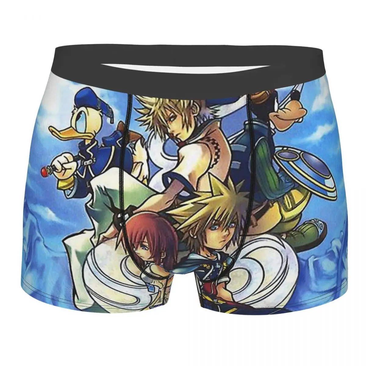 Personaggi Kingdom Hearts Mutande Homme Mutandine Uomo Intimo Pantaloncini Comodi Slip Boxer