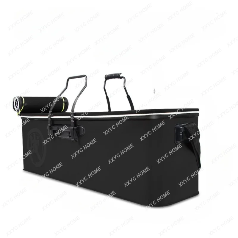 

Extra Large Lengthened Live Fish Bucket Foldable Thickened Extra Long Fishing Bucket plus-Sized Ricefield Eel