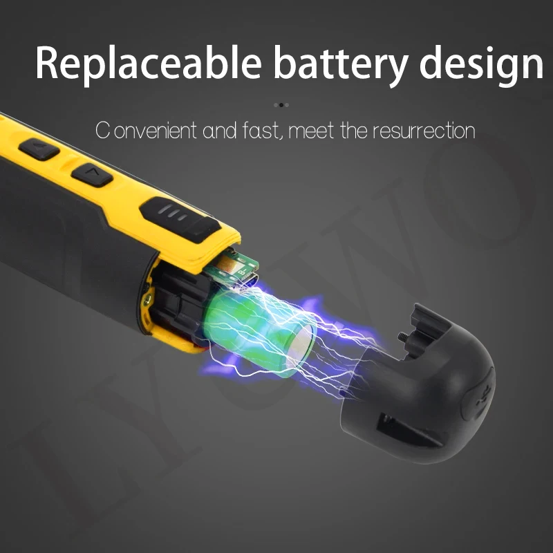 LYUWO USB Mini 6speed Adjustable Screwdriver Charging1300mah Electric Drill Multifunctional Disassembly and Repair Electric Tool 6