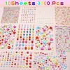 3000 PCS s - Self Adhesive Scrap Supplies Rhinestones for Crafts Supplies, Small Earrings Face Nail Jewels for - Face s Body Gl