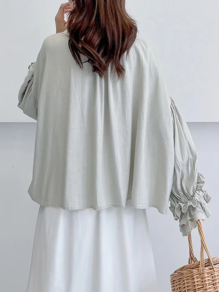 Essentials Camicetta In Tessuto A Maniche Corte Con - Foto 2