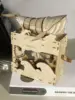 3d wooden puzzle Whale music box Play Beautiful Seaside Handmade Assembly Model kit Holidays birthdays Christmas gifts 4