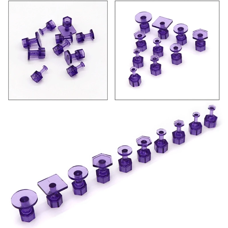 Kit d'outils de débosselage PDR pour carrosserie de voiture 10 pièces