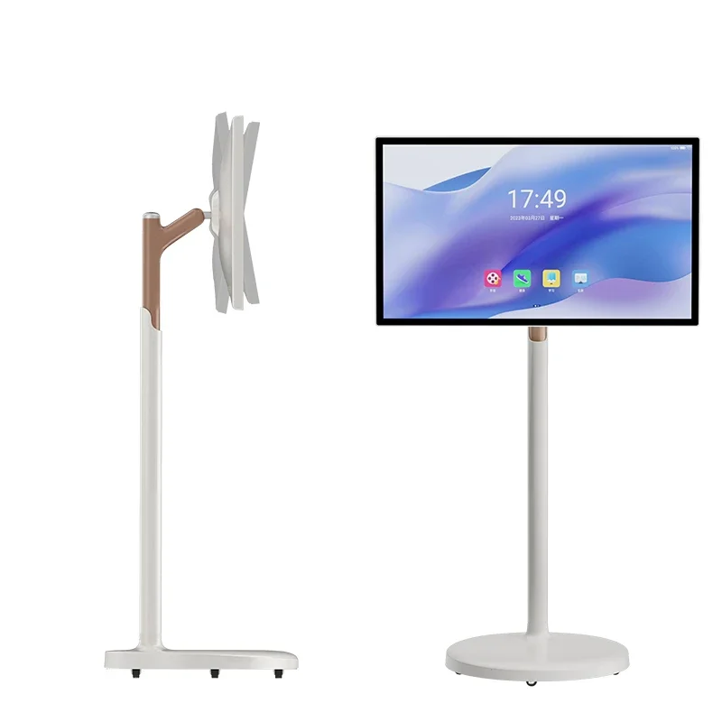 GPX 21.5 개인 정전 용량 터치 이동 화면, 1920*1080 USB IPS LCD 피트니스 디스플레이, 안드로이드 모니터, 스탠드 포함, 32 인치