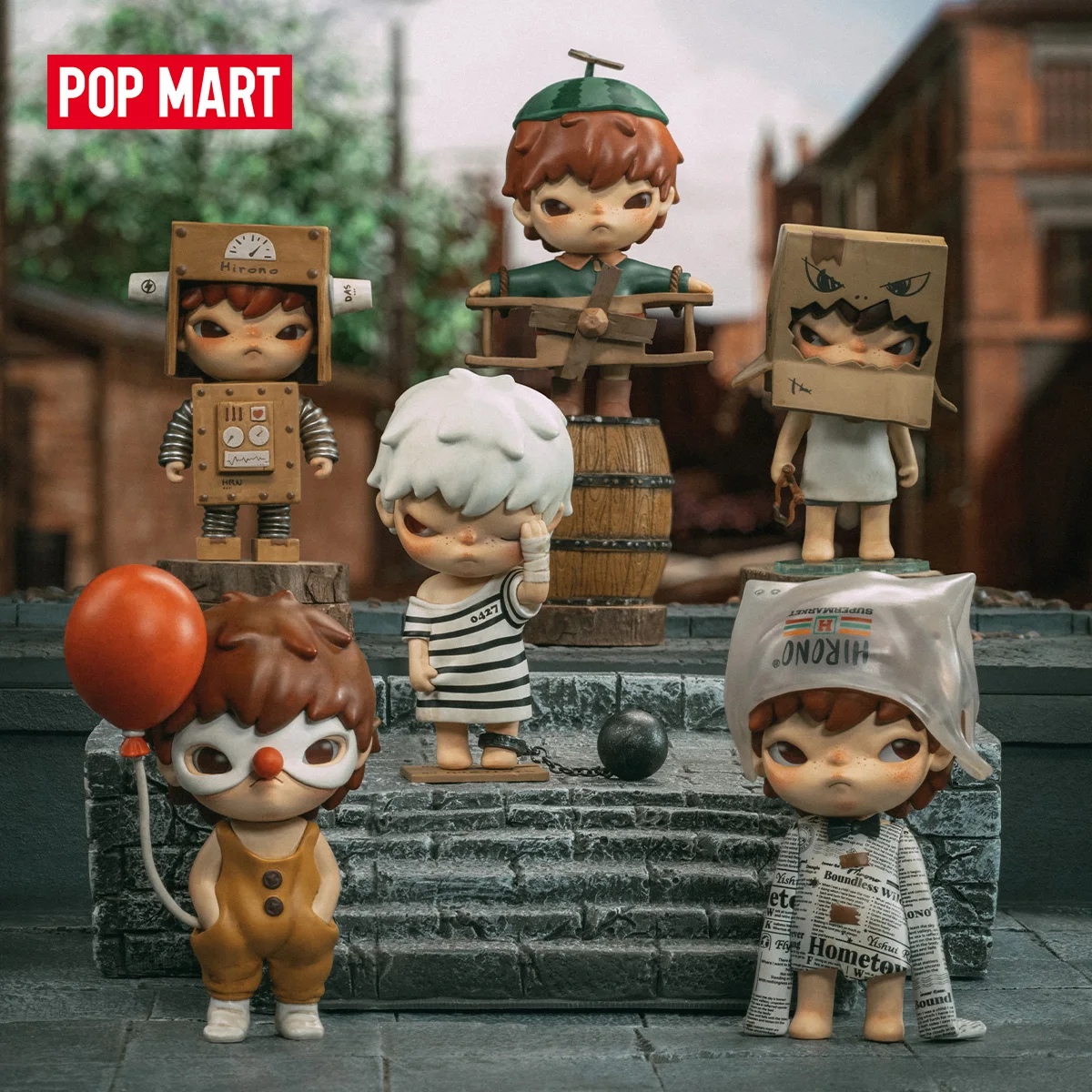 POP MART Hirono Little Mischief Série 1pc/12pcs Mystery Box Blind