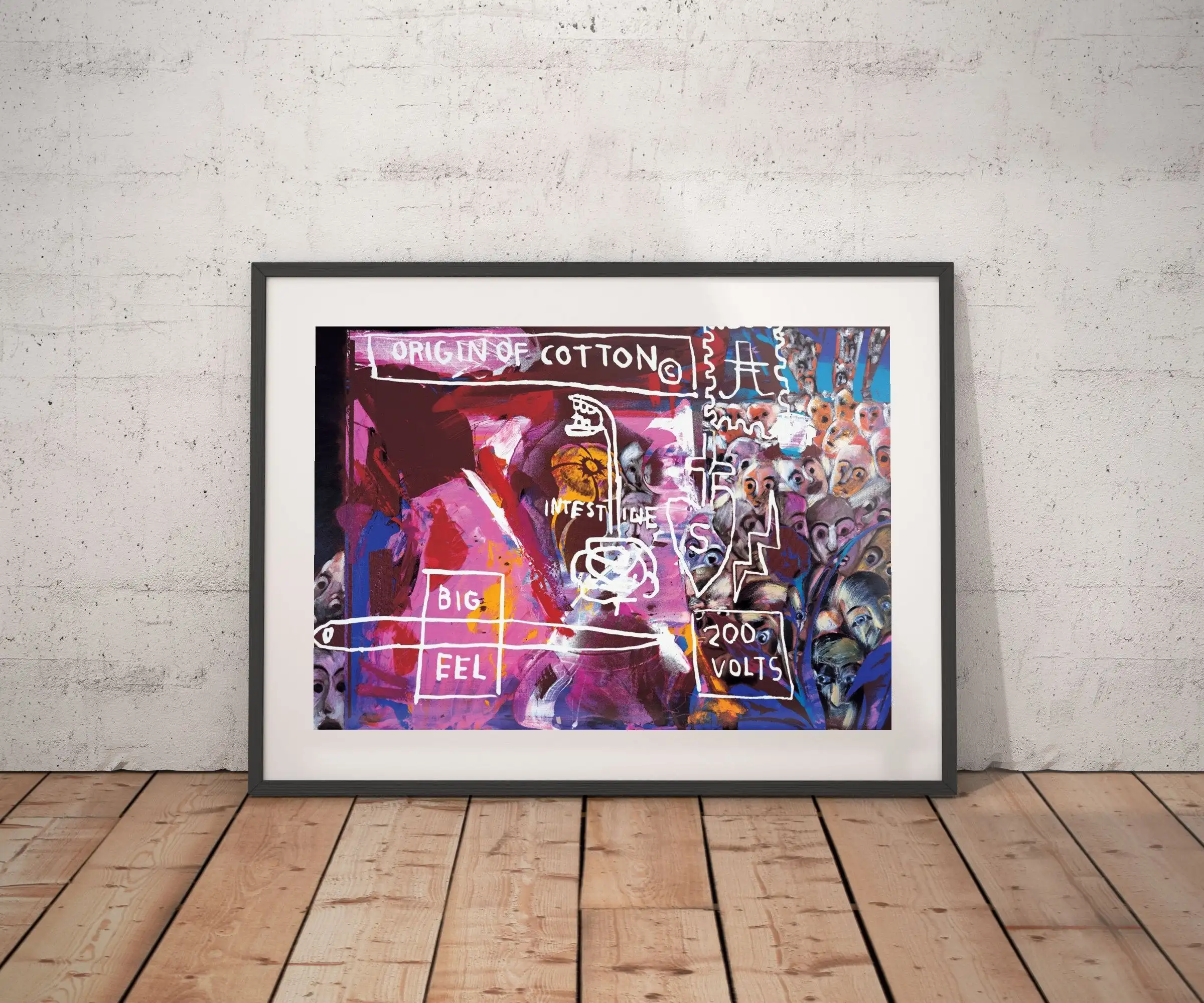 Постер Джинса Мишеля басквиата постер с принтом для путешествий |