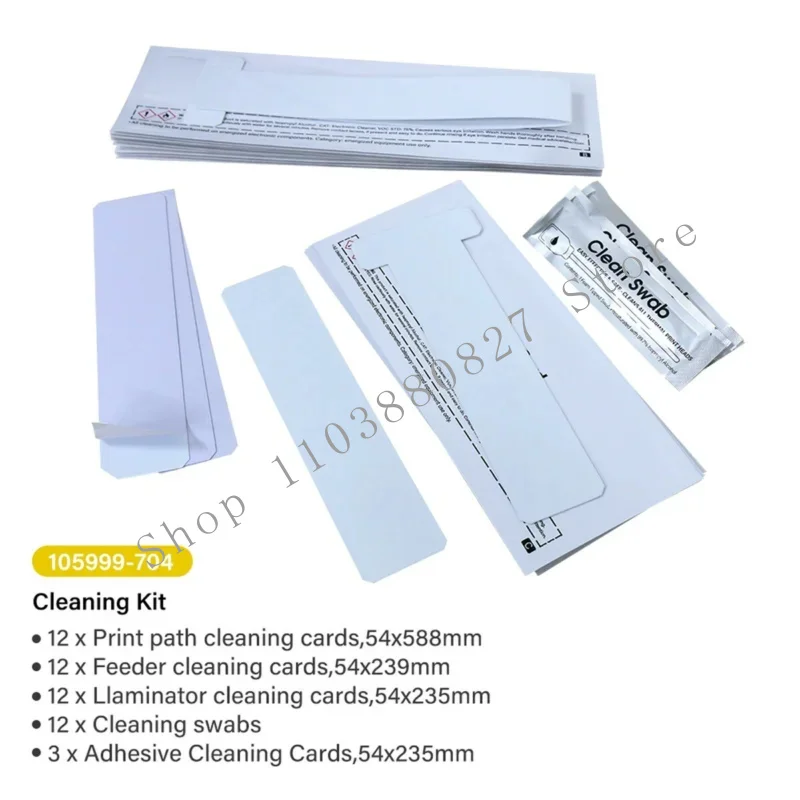 WYORESY Compatible For Zebra 105999 -704 Cleaning Kit ZXP Series 7 ID card printer (OEM)