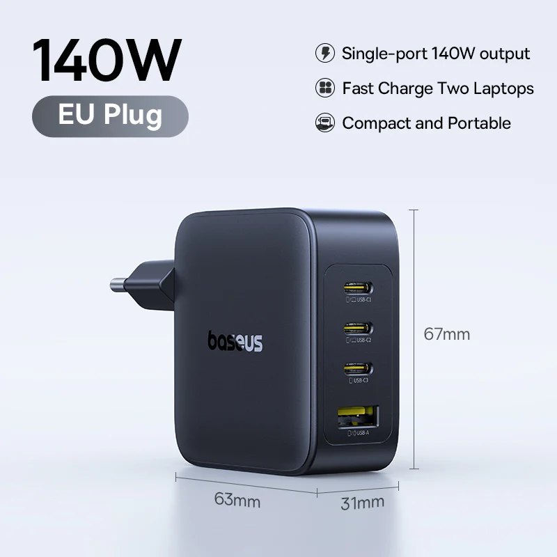 140W GaN EU Plug