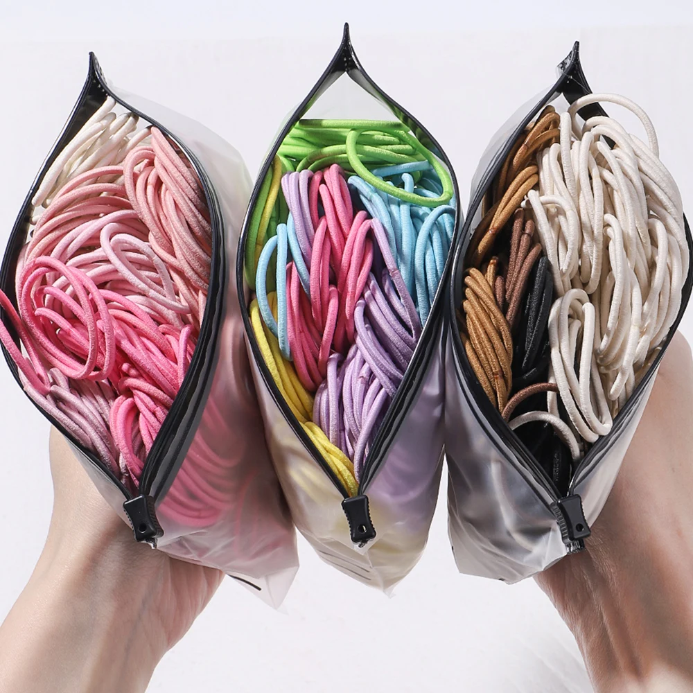 Colorful Elastic Hair Bands for Girls - 30/50/100 Pcs