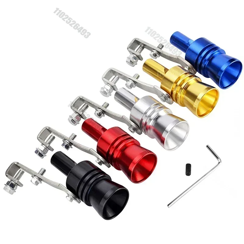 Universal Turbo Exhaust Whistle Modified Exhaust Sound Simulator Motorcycle Exhaust Pipe Sound Generator Parts