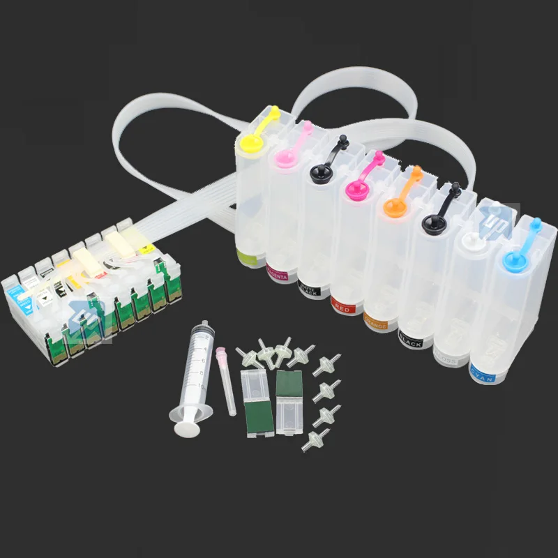 96 Empty CIS CISS Bulk Ink System for Epson R2880 T0961 with latest ARC chip