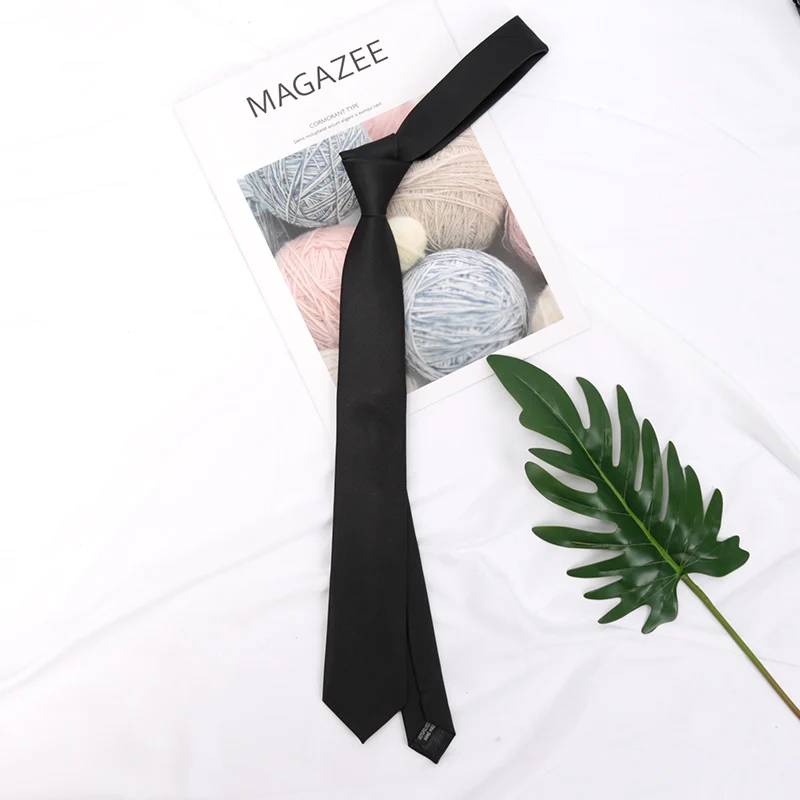 Mens Ties Champagne Red Black Solid Skinny Necktie Women Casaual Dress Gifts Wedding Neck Ties for Men Groom Shirt Accessories