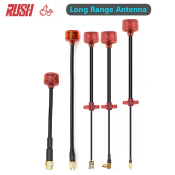러쉬 체리 FPV 5.8G 안테나, RHCP SMA MMCX UFL IPEX 장거리 안테나, 프리티 레이싱 드론 고글용, 10 개, 50 개