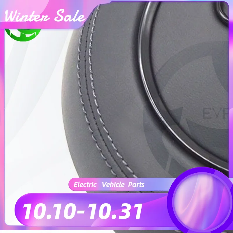 

Silver stitching Grey stitching Piano Black decorative cover For Audi A4 B8 Interior decoration cover