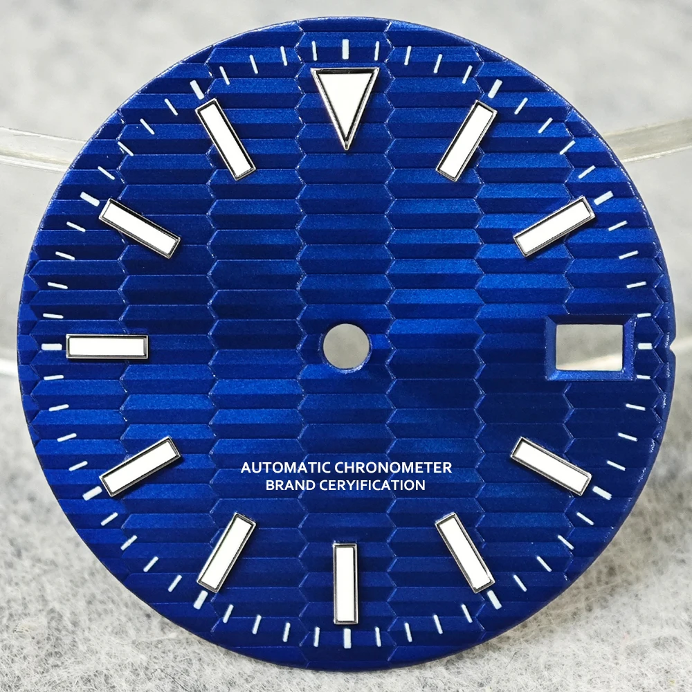 Green Luminous High-Quality Watch Face for Date Series, 28.5mm Dial
