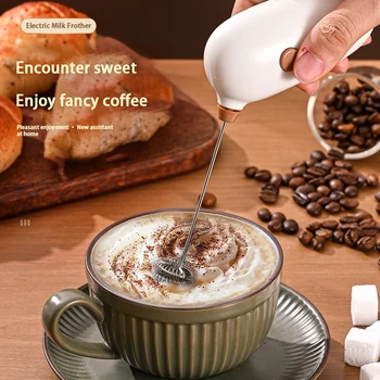 1PC montalatte frullino per le uova portatile caffè latte Cappuccino Mixer frusta elettrica senza fili miscelatore da cucina agitatore 1
