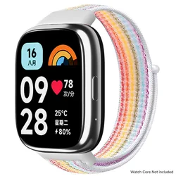 Enhanced Breathable Nylon Loop Sport Band Replacement Strap - Redmi watch 3 Lite (Seven)