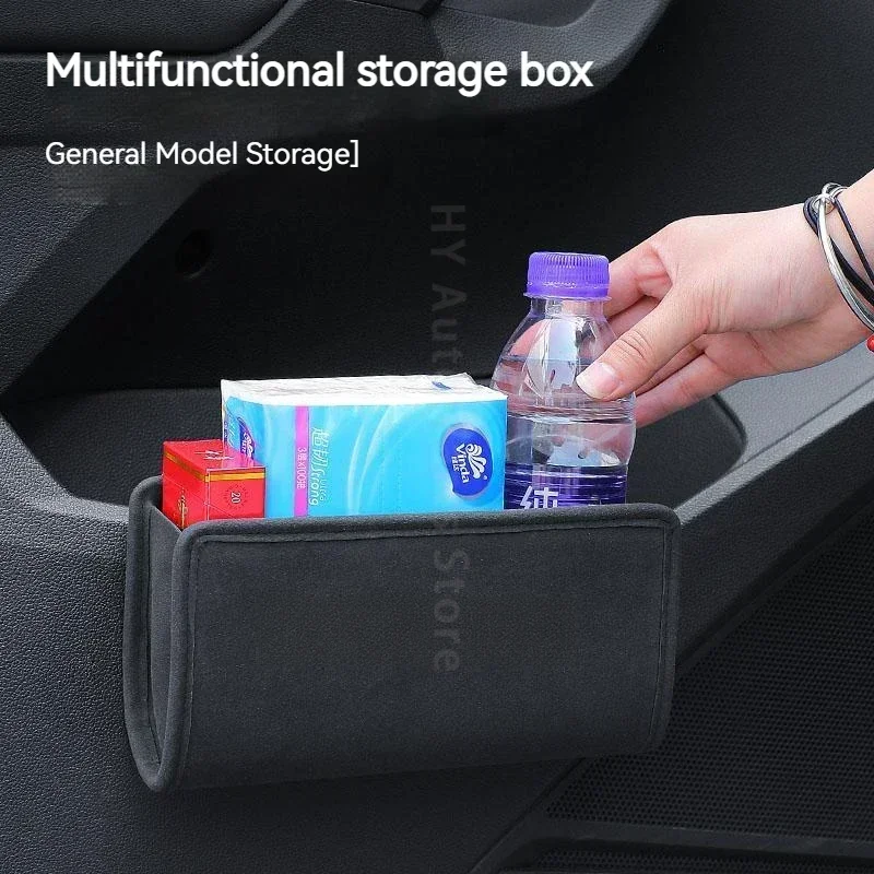 Для Honda Civic Accord Jazz Stream CRV HRV URV XRV Vezel Pilot vision FitCar door кожаный и замшевый ящик для хранения мусора