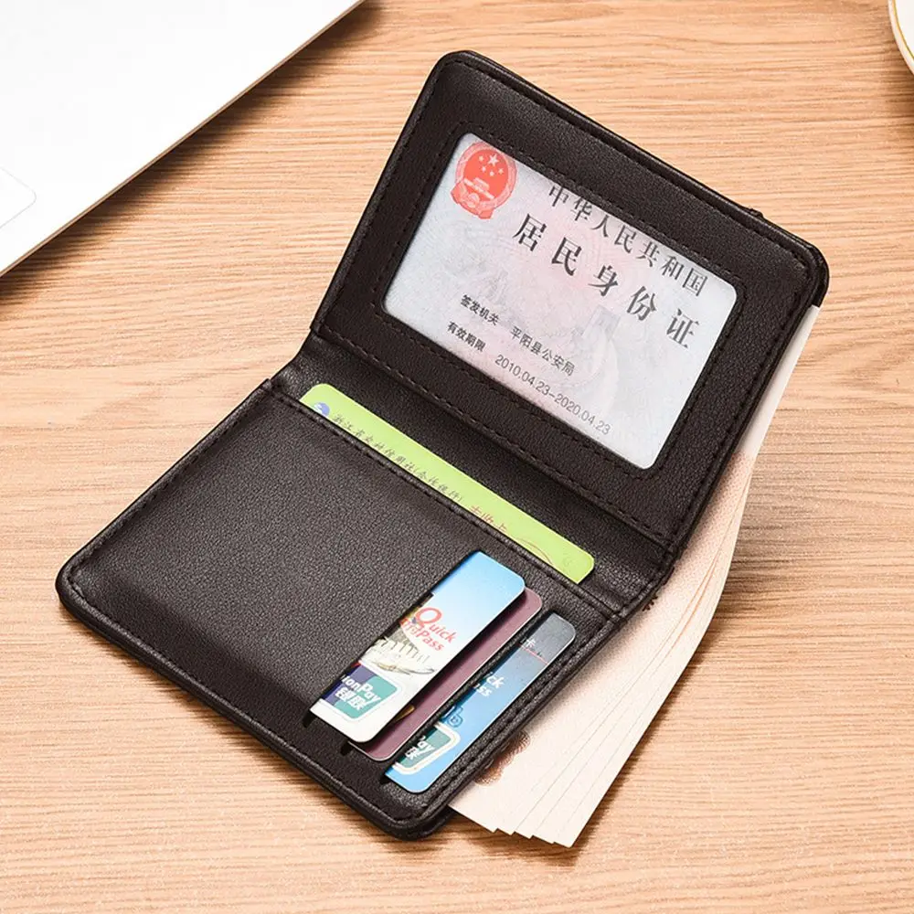 

Повседневная сумка для карт, кошелек с кармашком для денег, модные дизайнерские простые кошельки в Корейском стиле, мужские кошельки, клатч из искусственной кожи, кошелек с зажимом для денег