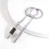 Simple Cylinder Cremation Urn Necklace/Keychain for Ashes Openable Memorial Pendant Stainless Steel Keepsake Jewelry 2