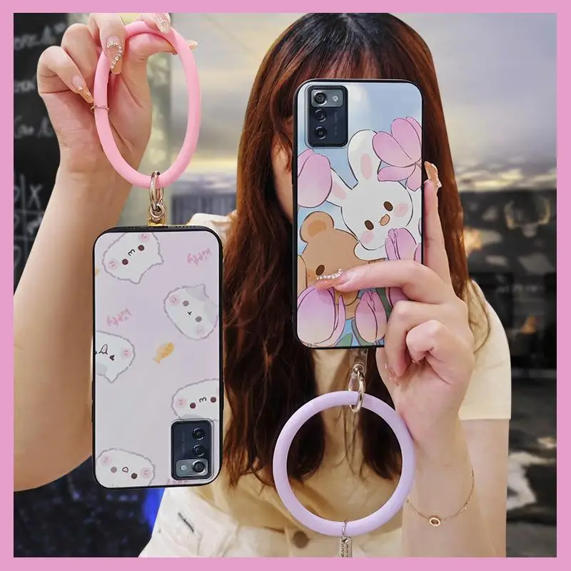 Custodia Per Telefono Con Personalità Dei Cartoni Animati Per Zte Z7540/Consumer Cellular Zmax 5G Cover Posteriore Anti-Knock