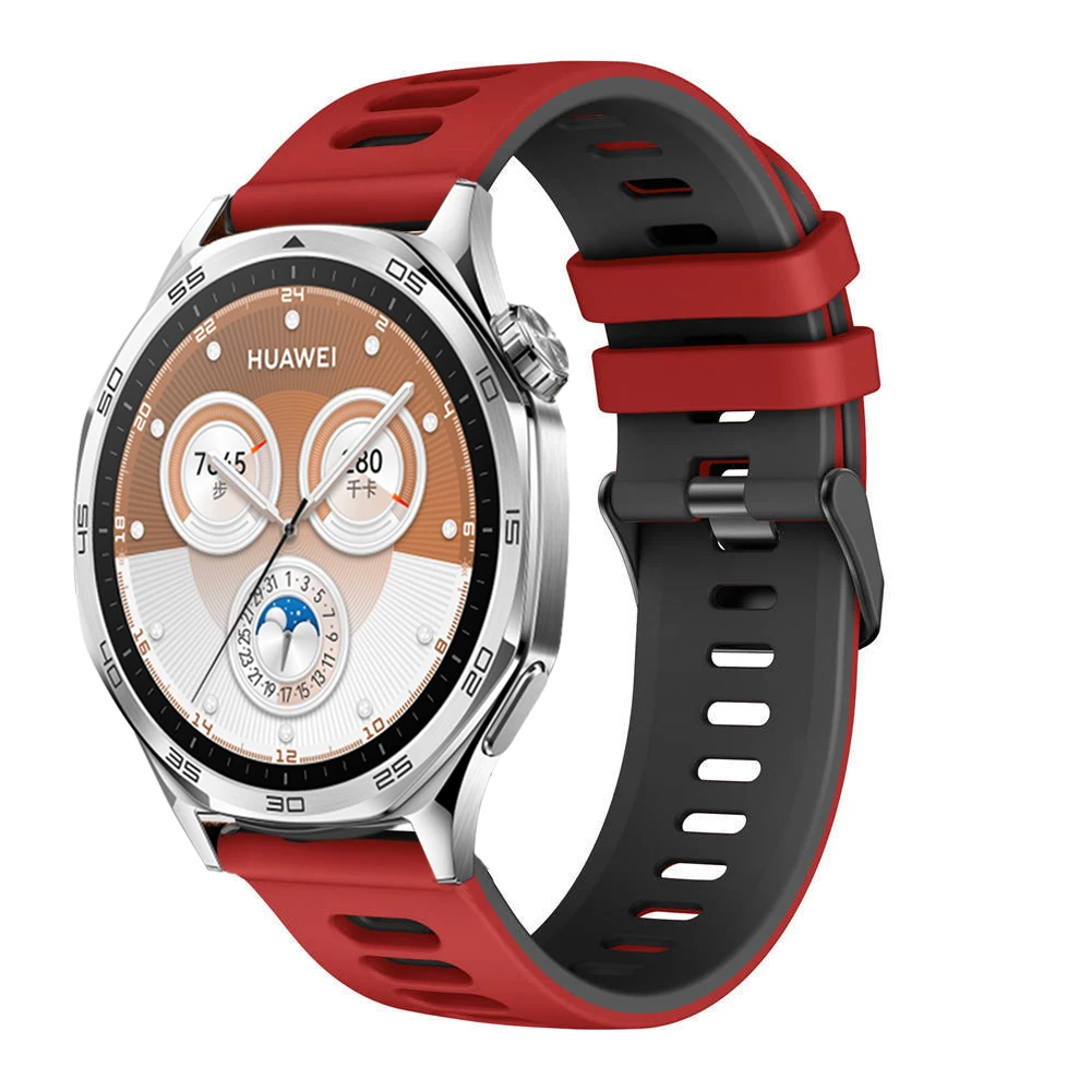 Silicone Sports Watchband Strap - 22mm/20mm