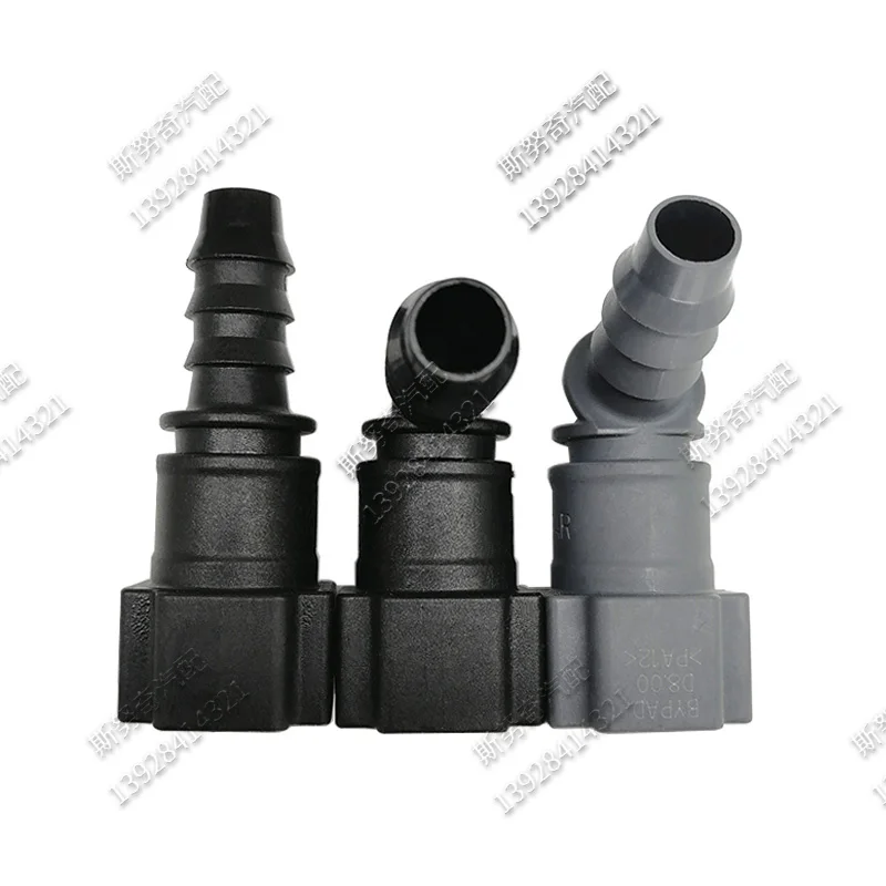 D8 8mm ID8 universal Fuel pipe fittings Auto Fuel line quick connector female plastic connector 90 degree 10pcs a lot