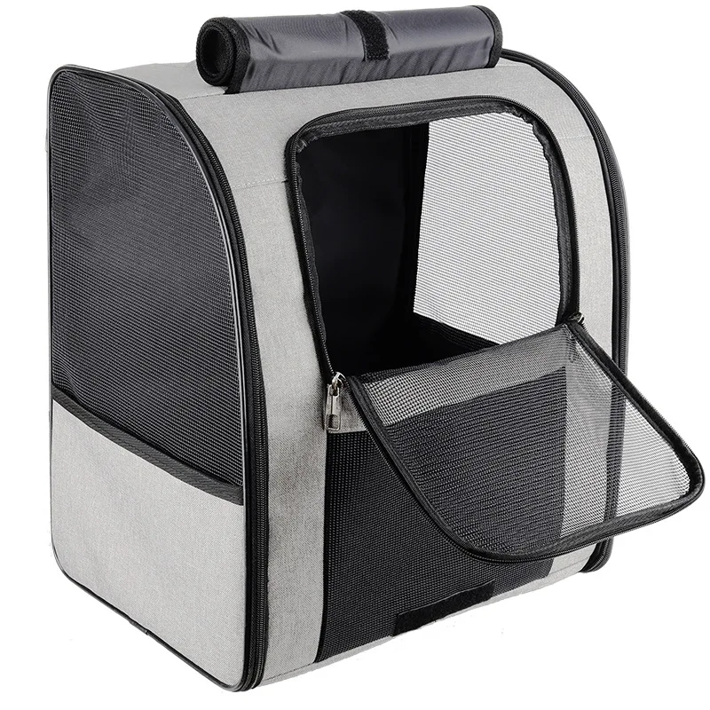 Pet Carrier Bag Pet Carrier Backpack Pet Bag Pet Carrier Bag Cat Bag Pets Backpack Outgoing Carry Cats Double Shoulder Travel Breathable Large Capacity Pet Supplies