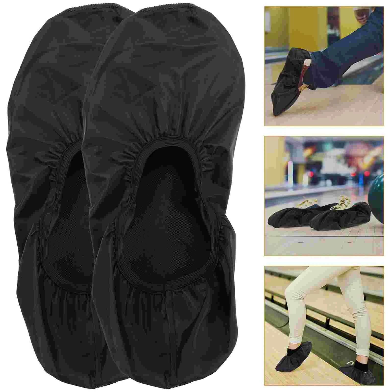2 Pcs Anti Slip Shoe Cover Waterproof Bowling Shoe Covers Shoes Coverings Sneaker Protectors Sports Entertainment Accessories