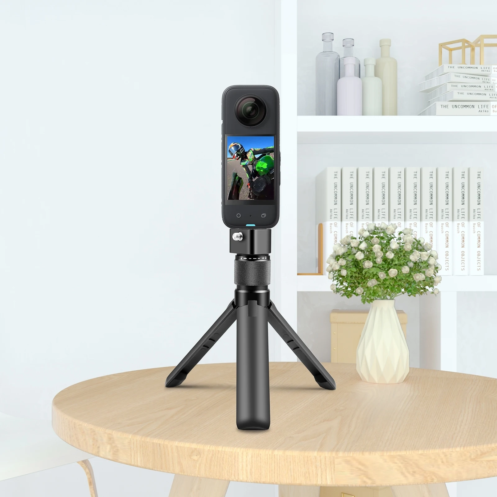 Puluz-punho Rotativo Tripé Suporte para Insta360 x3 - Image 6