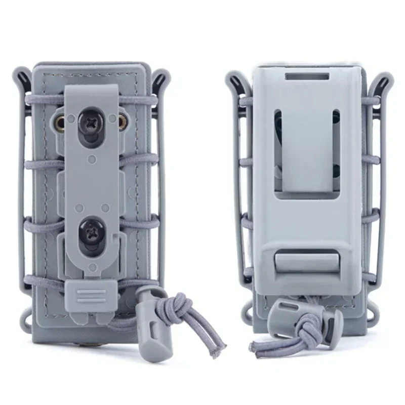 9mm Tactical Magazine Pouch Airsoft Hunting Shooting Holster Rifle Mag Pouch Holder Soft Shell Mag Carrier Bag With Belt Clip